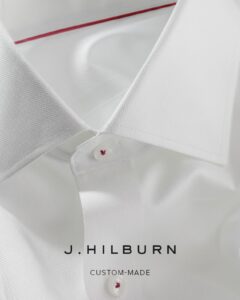 "J.Hilburn custom men's clothing offers the perfect Valentine’s Day gift: a custom-tailored white shirt designed to match his unique style. Crafted with premium fabrics and personalized for a flawless fit, this timeless wardrobe essential is ideal for modern gentlemen in Prior Lake | Credit River, Minnesota."