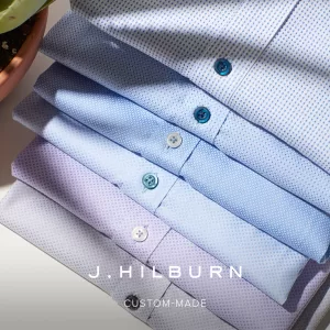 Soktas Aida Jacquard Shirts custom J.Hilburn dress shirt
