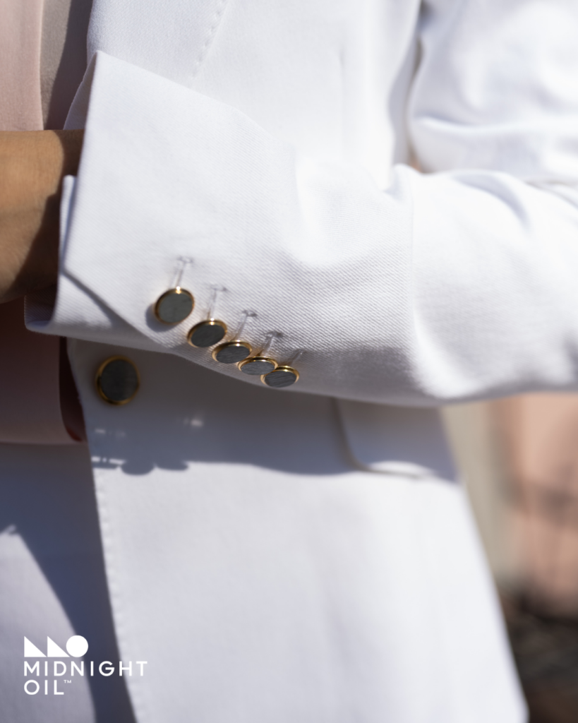 white womens spring summer suit in linen cotton